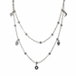 Silver Double Layered Delicate Necklace