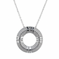 Silver Roman Numeral Rink Pendant