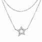Silver Wish Star Dainty Pendant
