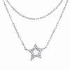 Silver Wish Star Dainty Pendant
