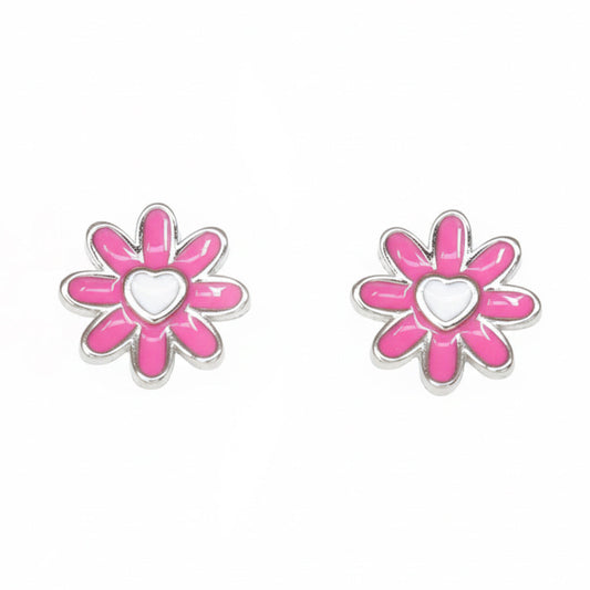 Silver Awe-inspiring love Earrings