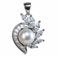 Silver Oceanic Pearl Pendant set for her