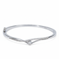 Silver Royal V-shaped Heart Bracelet for her