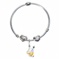 Silver Sweetheart Character Dangle Bracelet For Her