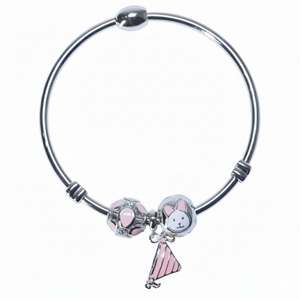 Silver the Whimsical wonderland Charms bracelet