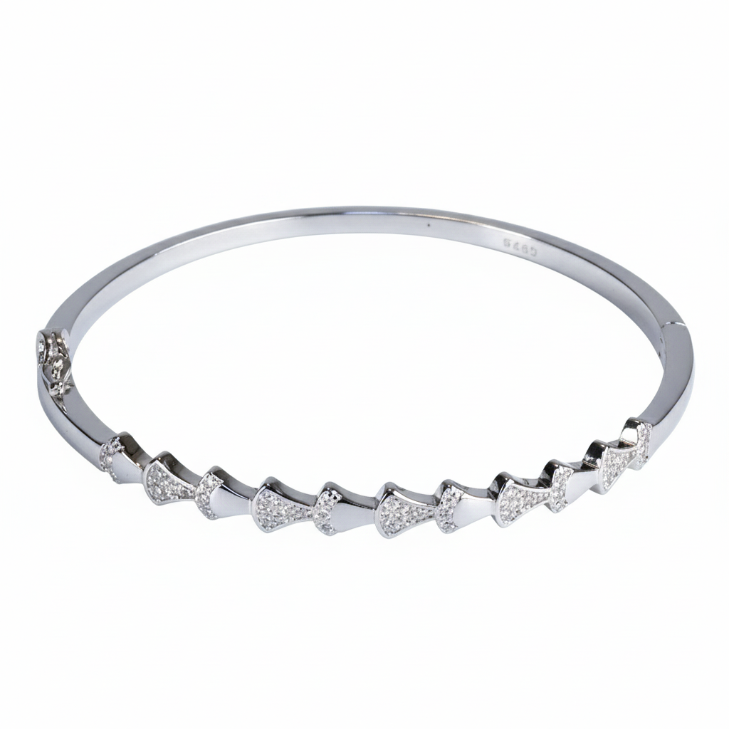 Silver Serpentine Style Bracelet for her