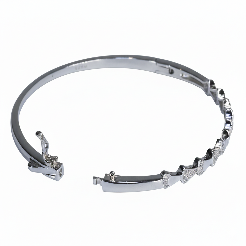 Silver Serpentine Style Bracelet for her