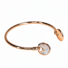 Rose Gold MOP Cuff Bracelet For Her