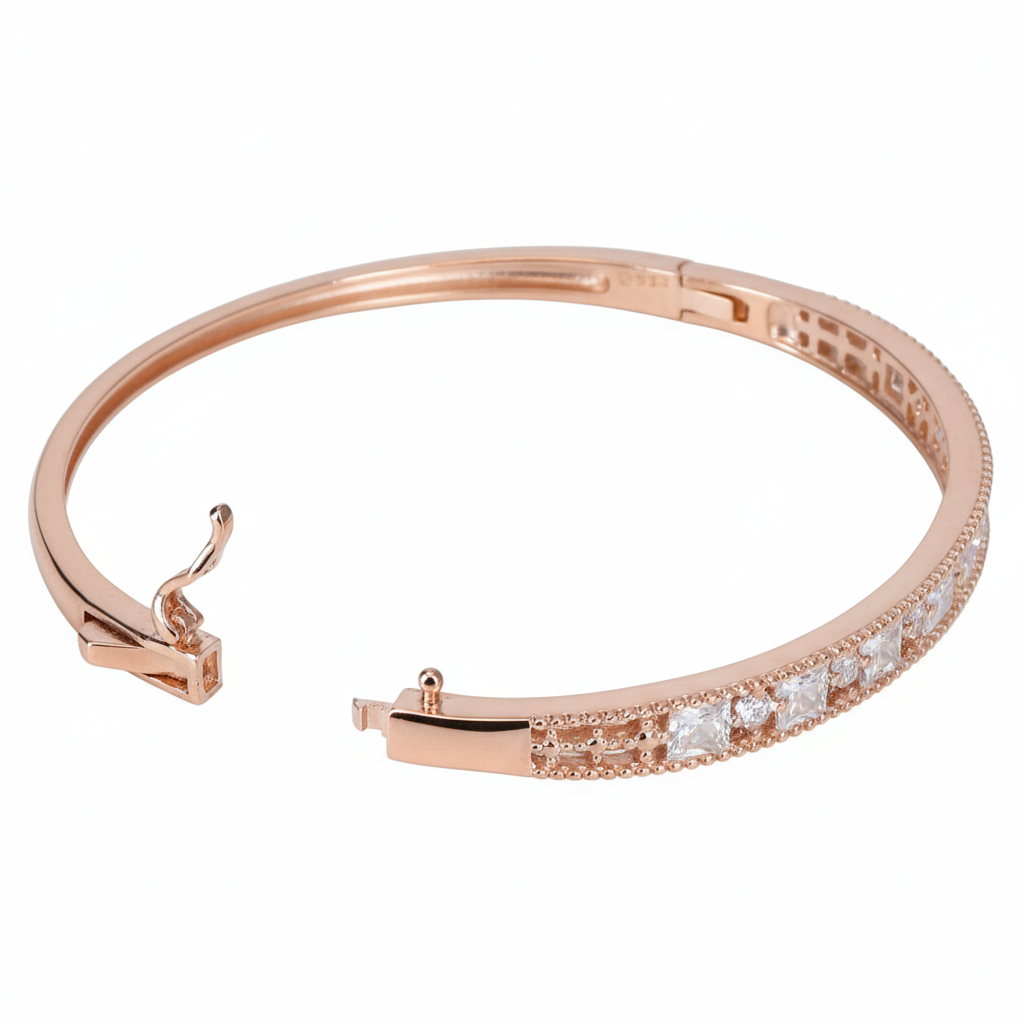 Rose gold Shimmering Diamond Fancy bracelet