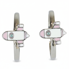 Silver Adventure Space Rocket Toe Ring