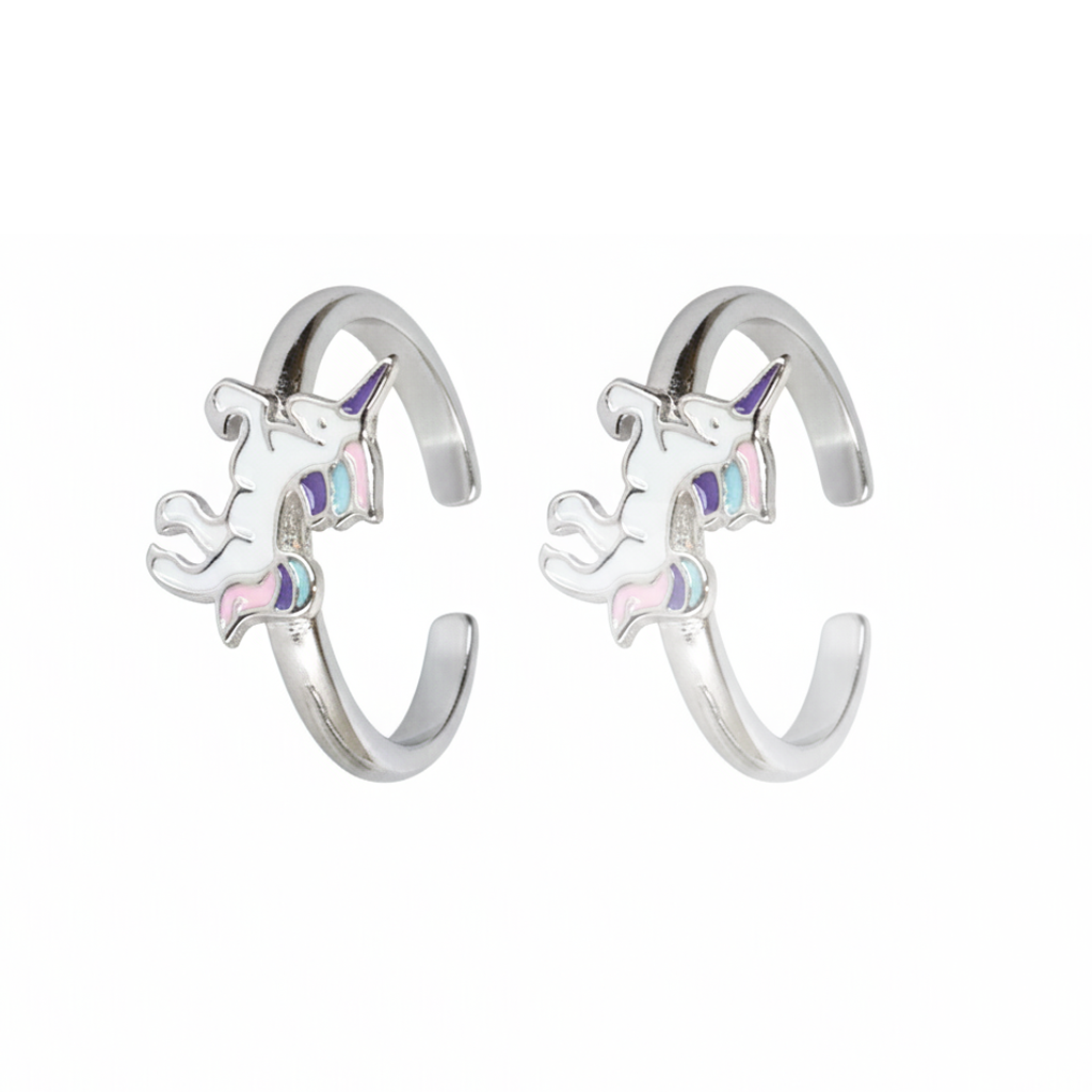 Silver Magical Unicorn Toe Ring