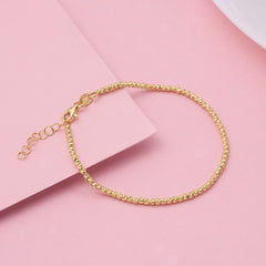 Gold Sunbeam Laser cutting Bracelet
