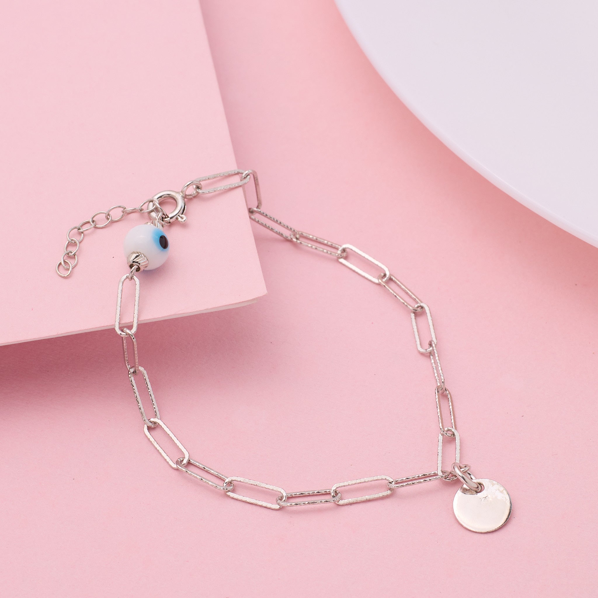 Evil Eye Charm Hand Bracelet