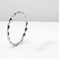 Silver Serpentine Twist Bracelet