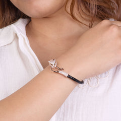 Rose Gold Panther Head Luxury Bracelet For Her