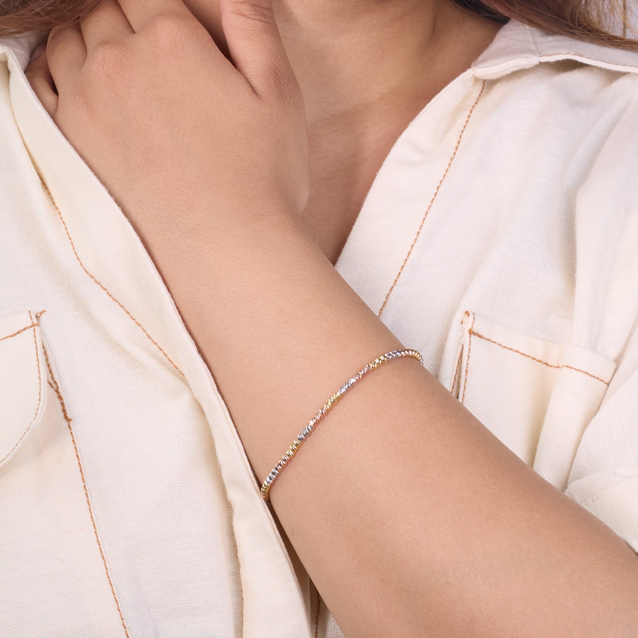 Three shades Sparkle Bracelet