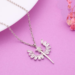 Silver Angel Wing Pendant for Her