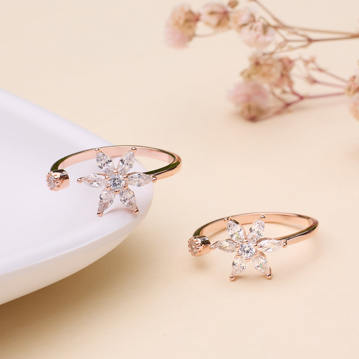 Rose Gold Avior Toe Ring