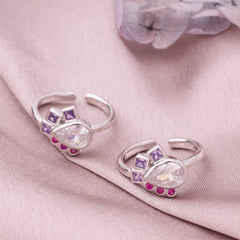 Silver Bloom Sterling Silver Toe Ring