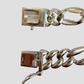 925 Silver Men's Classic figaro link chain Bracelet
