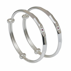 Silver 999 Divine Lord Shiv Baby Bracelet