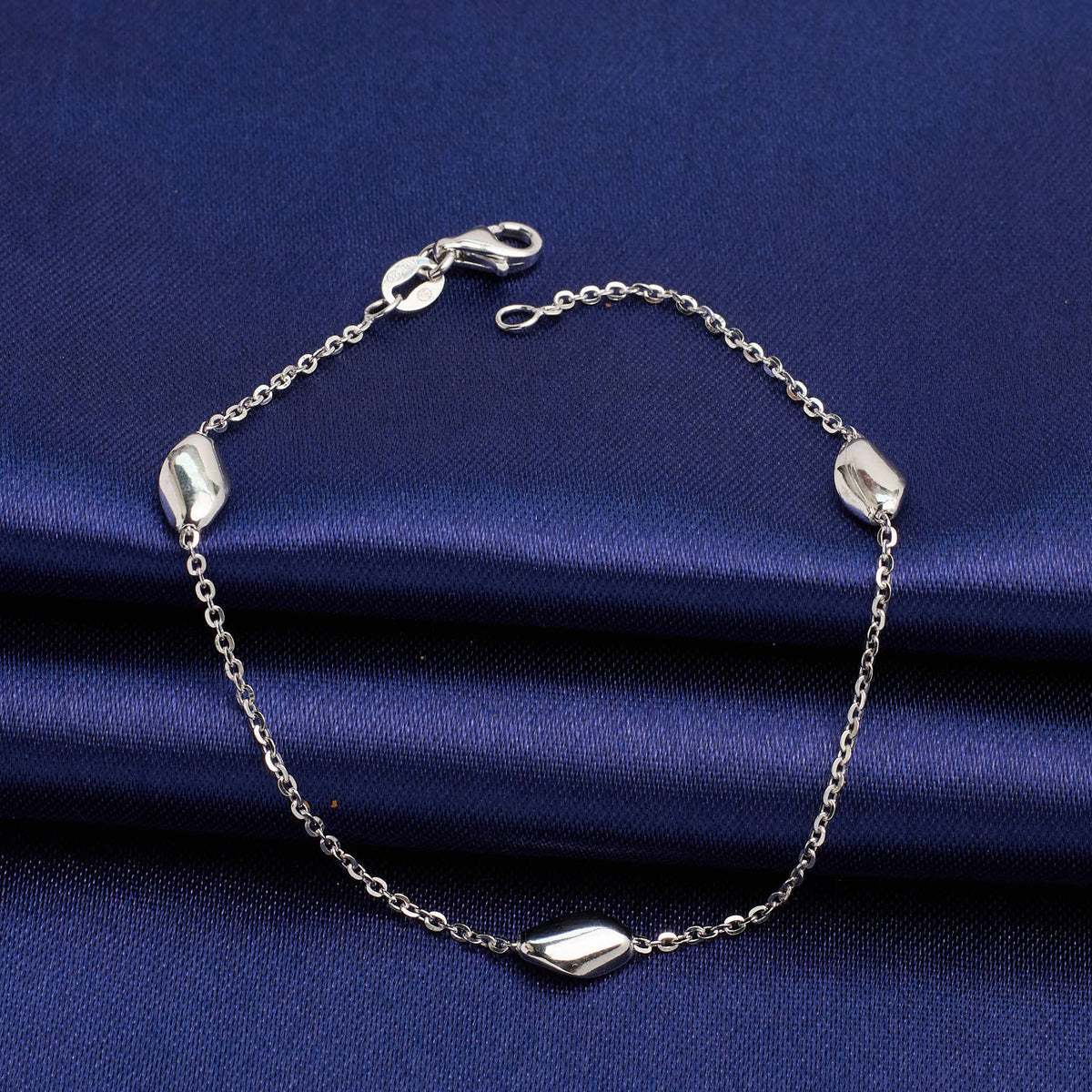 Silver Coffee Bean Bracelet