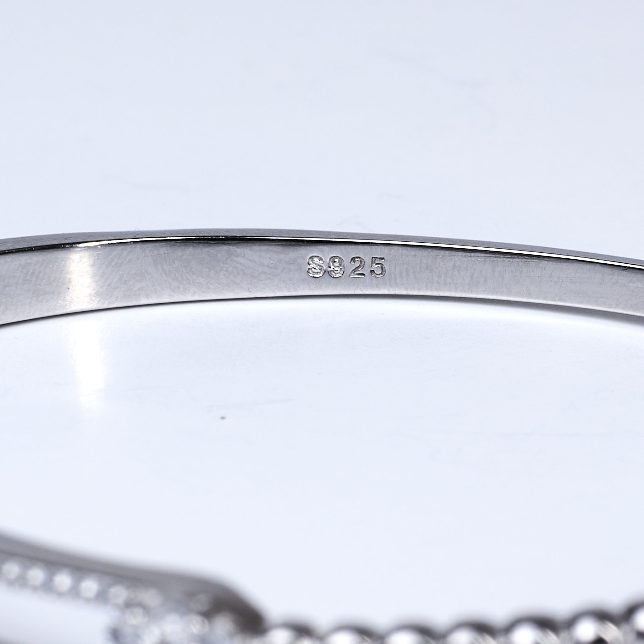 Silver Starlight Aura Bangle Bracelet For her
