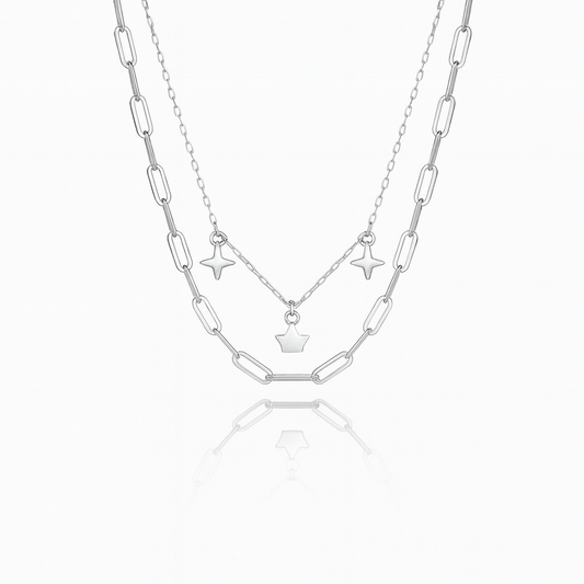 Silver Star Charms Chain pendant