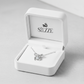 Silver Pookie Solitaire Zircon Chain Pendant