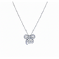 Silver Pookie Solitaire Zircon Chain Pendant
