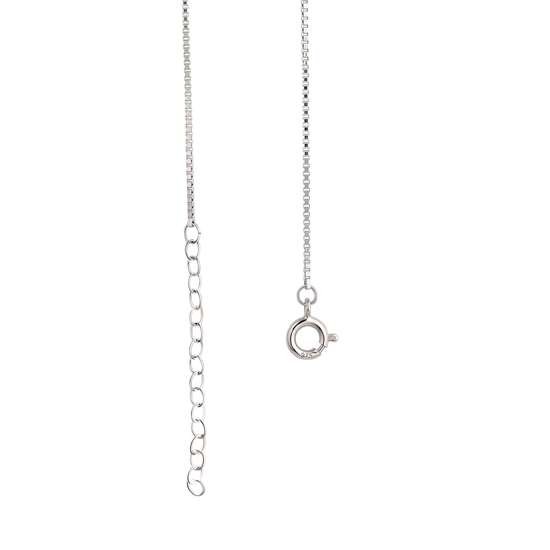 Silver Heart Drop CZ Necklace pendant for her