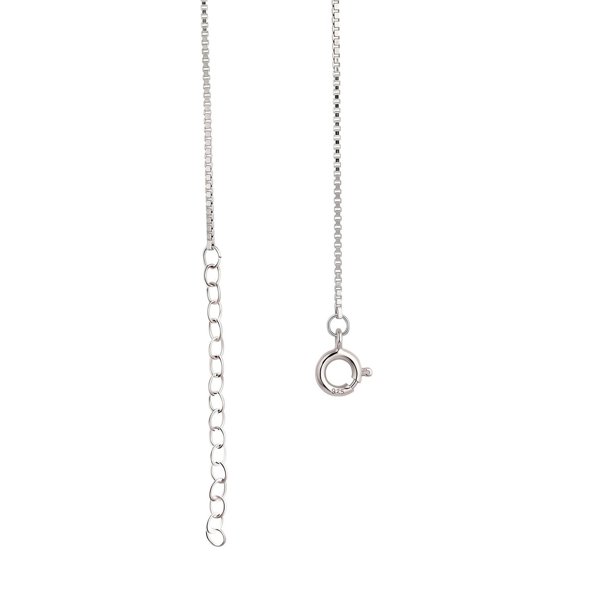 Silver Heart Drop CZ Necklace pendant for her