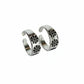 Silver Bloom Oxidized Toe Rings