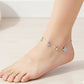 925 Silver Clover Aesthetic & Elegant Charms Anklet for her