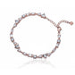 Rose Gold Miniature Designer Hand Bracelet
