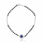 Silver Dazzling Evil Eye Anklet