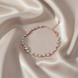 Rose Gold Miniature Designer Hand Bracelet