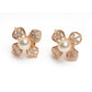 Rose Gold Pearl with Floral Design