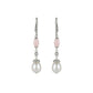 Silver Pearl Premium Hanging Earrings