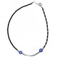 Silver Modern & Trendy Evil eye silver bar Anklets for her
