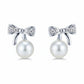 Silver Pookie Pearl Earrings