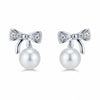 Silver Pookie Pearl Earrings
