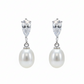 Silver Elegant Pearl Drop Earring