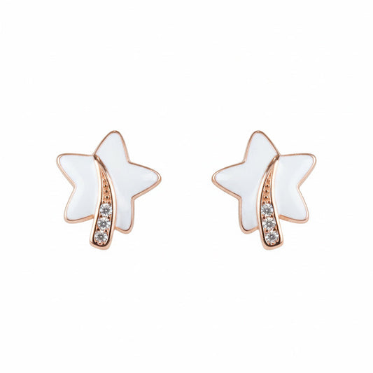 Rose Gold Starlight Wish Stud Earrings