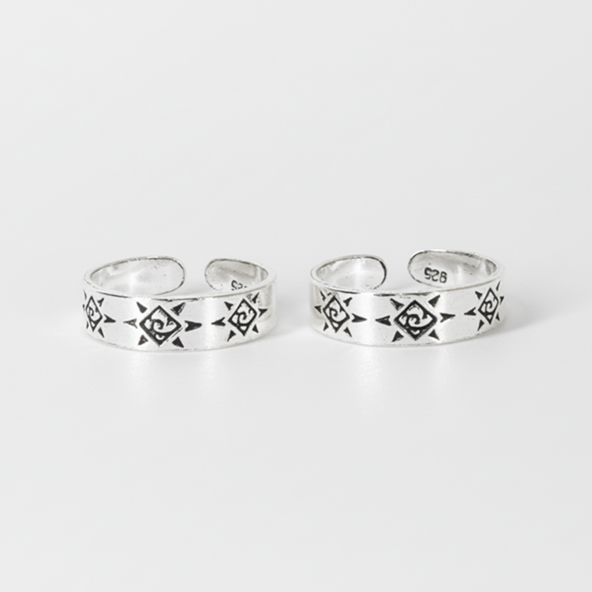 Silver Beach and sun Aesthetic Toe ring