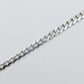 Silver Curb Interlock Chain For Him