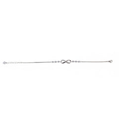 Silver Infinity Fancy Chain Bracelet For her