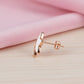 Rose Gold Starlight Wish Stud Earrings