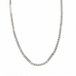 Silver Modern Hybrid Bar Chain For Him