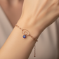 Rose Gold Evil Eye Protection Bracelet